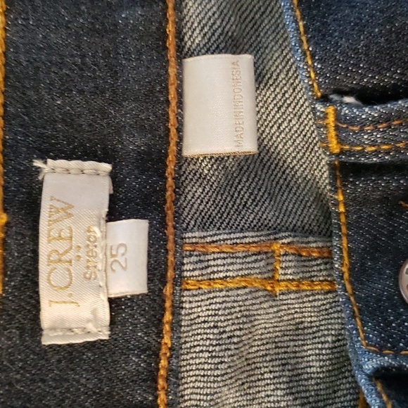 J CREW FACTORY MID RISE STRETCH JEAN DARK WASH - Picture 9 of 10